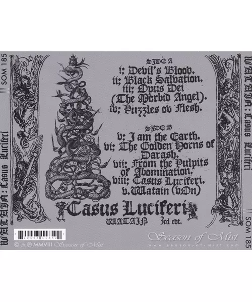 WATAIN - CASUS LUCIFERI (CD)