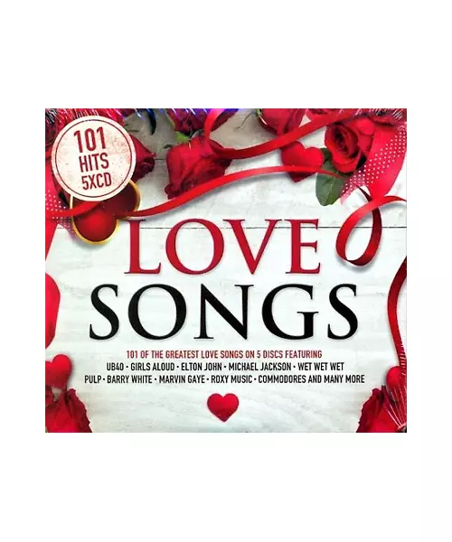 VARIOUS - 101 LOVE SONGS (5CD)