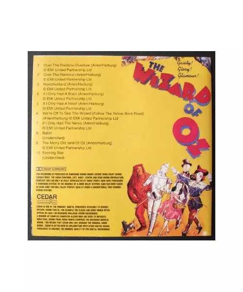 O.S.T - THE WIZARD OF OZ (CD)