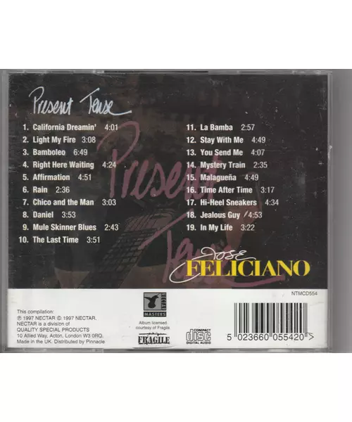 JOSE FELICIANO - PRESENT TENSE (CD)