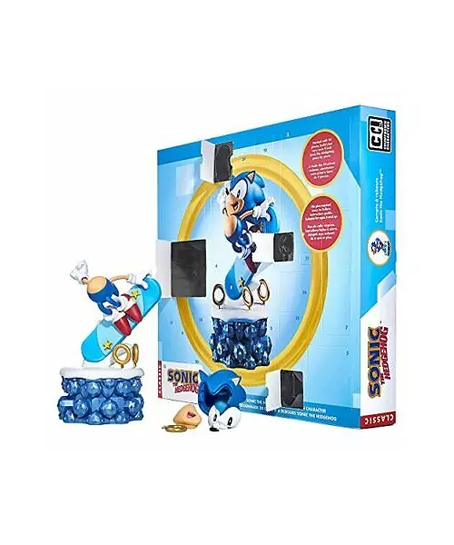 NUMSKULL SONIC THE HEDGEHOG COUNTDOWN CHARACTER STATUE ADVENT CHARACTER CALENDAR