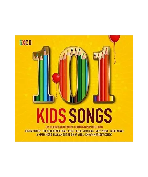 VARIOUS - 101 KIDS SONGS (5CD)