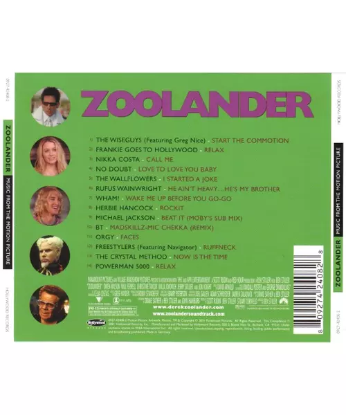 O.S.T - VARIOUS - ZOOLANDER (CD)