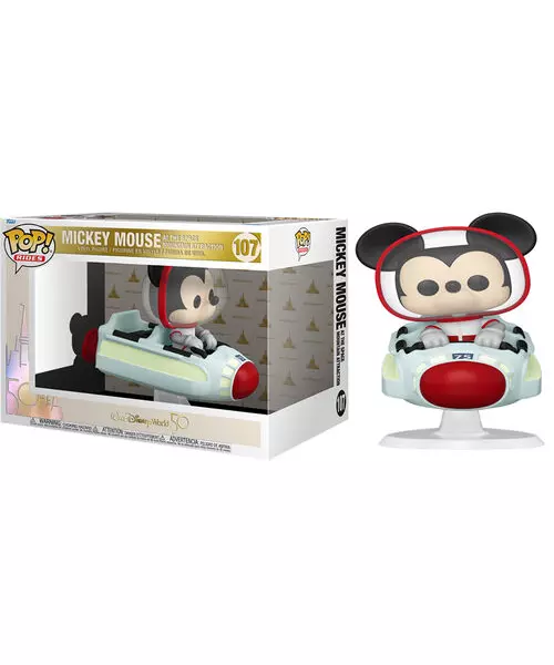 FUNKO POP! RIDES: WALT DISNEY WORLD 50 - MICKEY MOUSE AT THE SPACE MOUNTAIN ATTRACTION #107 VINYL FIGURE