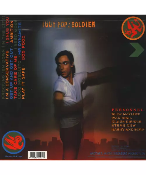 IGGY POP - SOLDIER (LP VINYL)