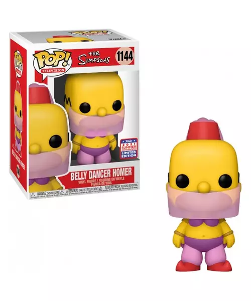 FUNKO POP! TELEVISION: THE SIMPSONS - BELLY DANCER HOMER (LIMITED EDITION) #1144 VINYL FIGURE