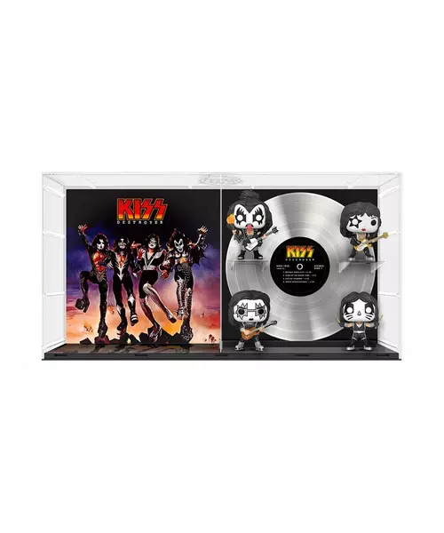 FUNKO POP! ALBUMS DELUXE: KISS THE DESTROYER - THE DEMON, THE STARCHILD, THE SPACEMAN, THE CATMAN (GLOWS IN THE DARK) (SPECIAL EDITION) #22 VINYL FIGURES
