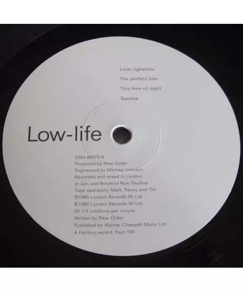 NEW ORDER - LOW-LIFE (LP VINYL)