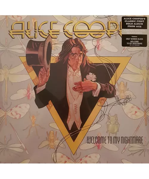 ALICE COOPER - WELCOME TO MY NIGHTMARE (LP LIMITED EDITION CLEAR VINYL)