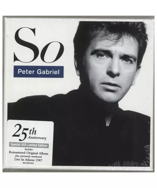 PETER GABRIEL - SO - 25th Anniversary Limited Edition (3CD)