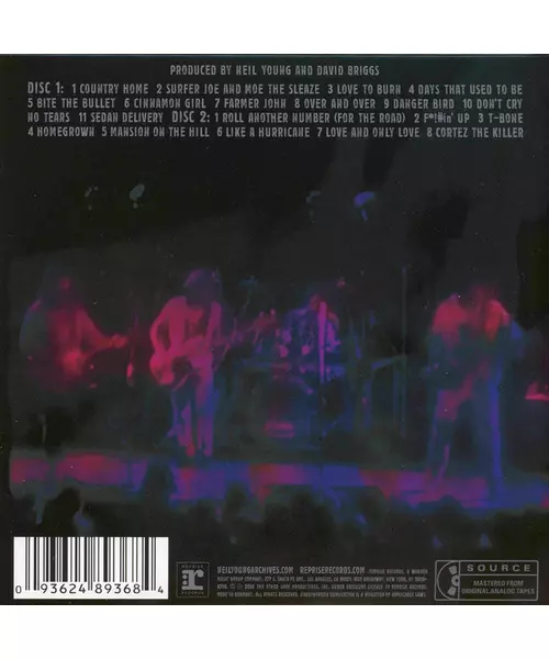 NEIL YOUNG & CRAZY HORSE - WAY DOWN IN THE RUST BUCKET (2CD)
