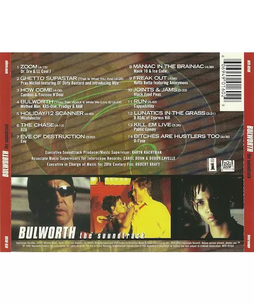 O.S.T / VARIOUS - BULWORTH (CD)