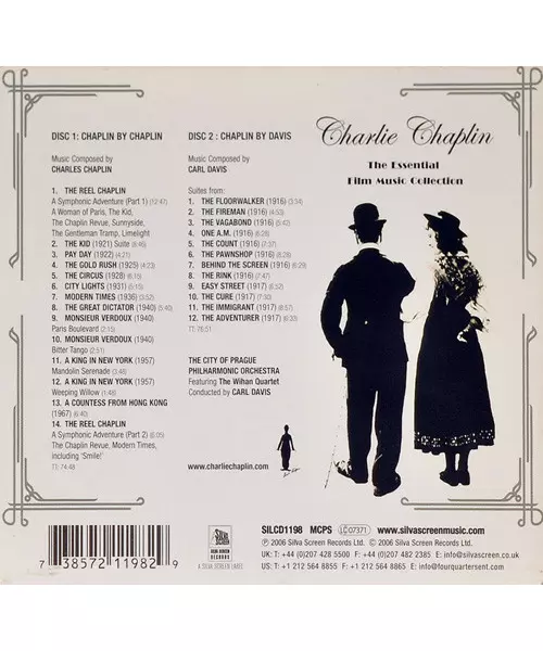 O.S.T - CHARLIE CHAPLIN - ESSENTIAL MUSIC COLLECTION (2CD)