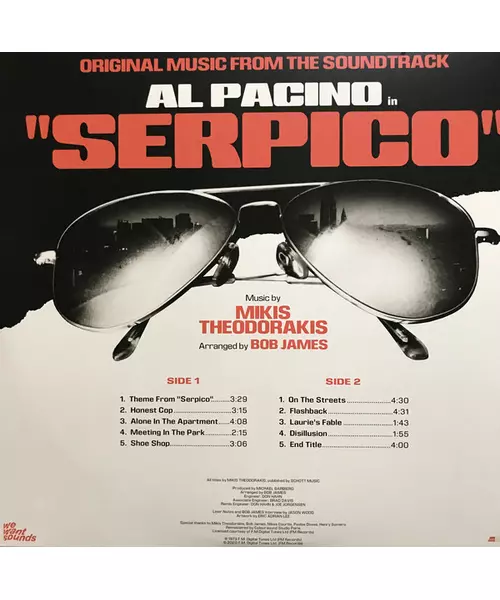 MIKIS THEODORAKIS - SERPICO - OST (LP VINYL) RSD 2020