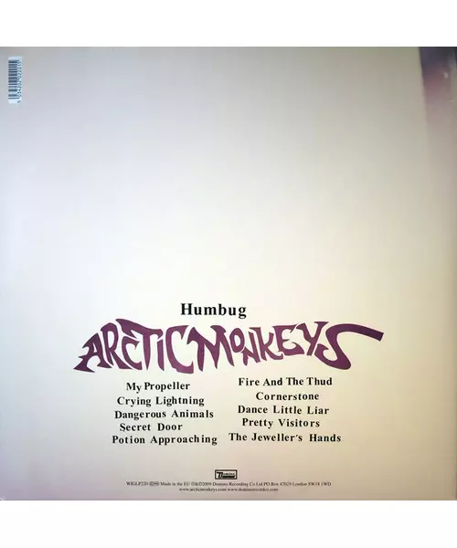 ARCTIC MONKEYS - HUMBUG (LP VINYL)
