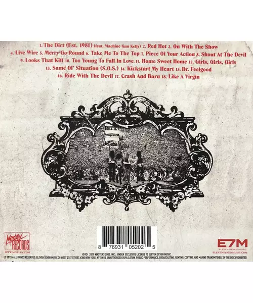 MOTLEY CRUE - THE DIRT SOUNDTRACK (CD)
