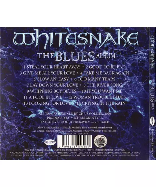 WHITESNAKE - THE BLUES ALBUM (CD)