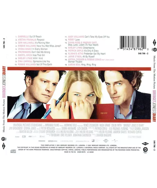 BRIDGET JONES'S DIARY - OST (CD)