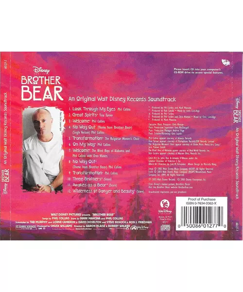 BROTHER BEAR - OST (CD)