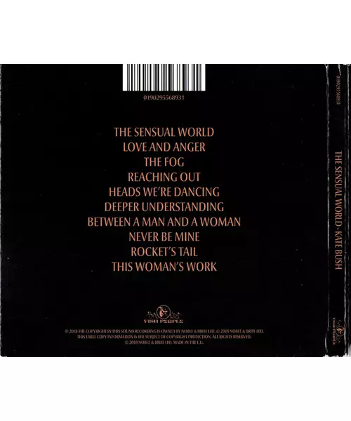 KATE BUSH - THE SENSUAL WORLD (CD)