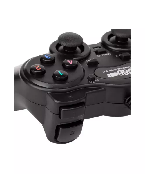 UNDER CONTROL PS2 WIRED CONTROLLER BLACK