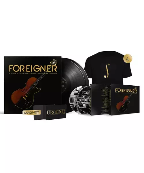FOREIGNER WITH THE 21th CENTURY SYMPHONY ORCHESTRA - COLLECTOR'S EDITION BOX SET (CD+DVD+2 LP VINYL)