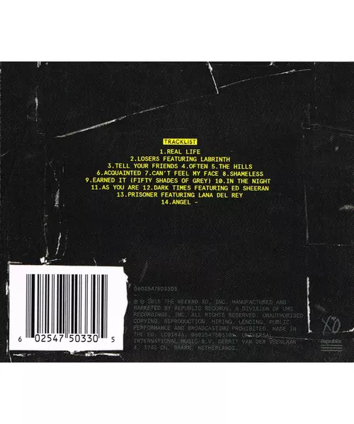 THE WEEKND - BEAUTY BEHIND THE MADNESS (CD)