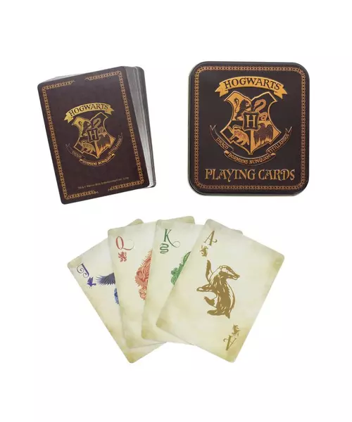 PALADONE HARRY POTTER HOGWARTS PLAYING CARDS DRNL