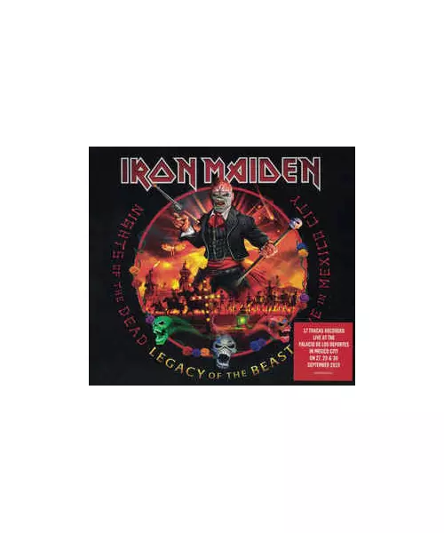 IRON MAIDEN - NIGHTS OF THE DEAD, LEGACY OF THE BEAST : LIVE IN MEXICO CITY (2CD)