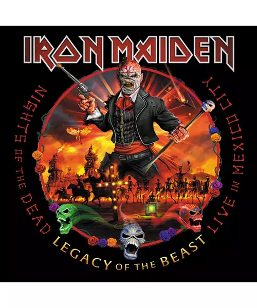 IRON MAIDEN - NIGHTS OF THE DEAD, LEGACY OF THE BEAST : LIVE IN MEXICO CITY (3LP VINYL LTD)