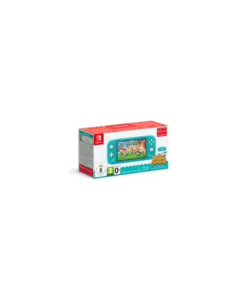 NINTENDO SWITCH LITE CONSOLE LITE TOURQUOISE + ANIMAL CROSSING NEW HORIZONS