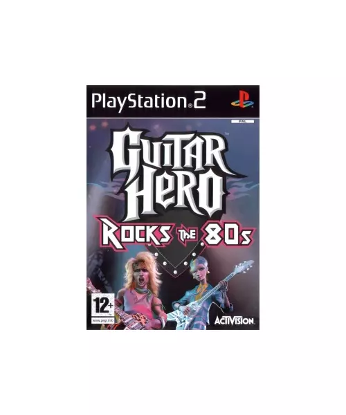 GUITAR HERO ROCKS THE 80'S (PS2)