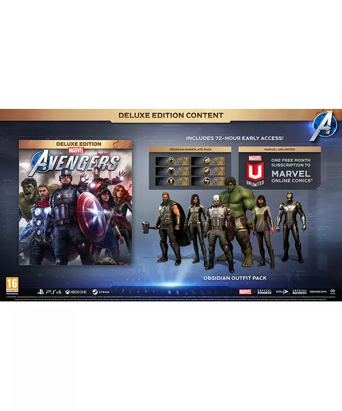 MARVEL'S AVENGERS - DELUXE EDITION (PS4)