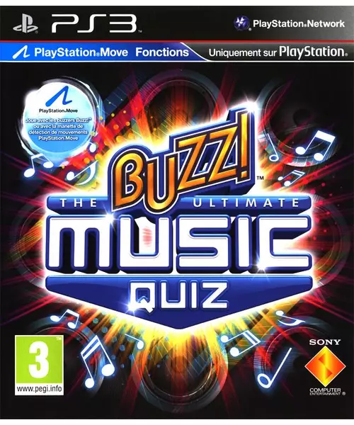 BUZZ!: THE ULTIMATE MUSIC QUIZ (PS3)