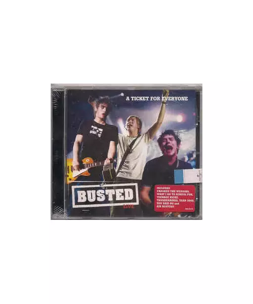 BUSTED - A TICKED FOR EVERYONE: BUSTED LIVE (CD)