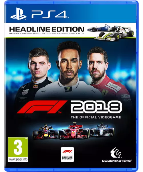 F1 2018 THE OFFICIAL VIDEOGAME - HEADLINE EDITION (PS4)