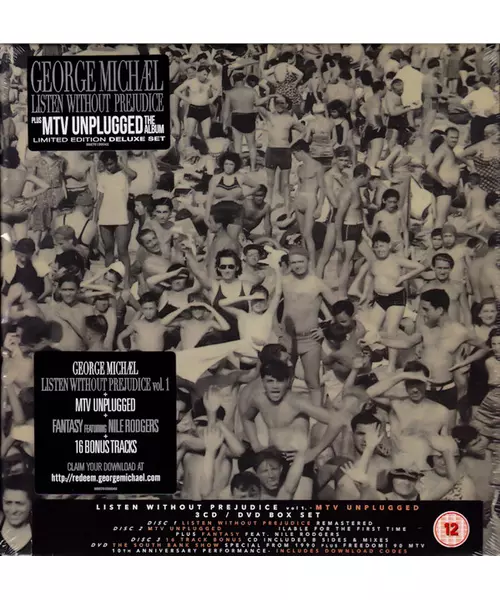 GEORGE MICHAEL - LISTEN WITHOUT PREJUDICE EPIC VOL. 1 / MTV UNPLUGGED / BONUS AUDIO - LIMITED EDITION DELUXE SET (3CD + DVD)