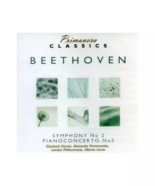 PRIMAVERA CLASSICS: BEETHOVEN - SYMPHONY No 2 PIANOCONCERTO No 5 (CD)
