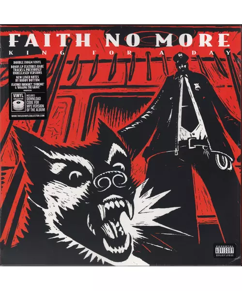 FAITH NO MORE - KING FOR A DAY FOOL FOR A LIFETIME (2LP VINYL)