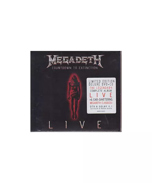 EGADETH - COUNTDOWN TO EXTINCTION LIVE - LIMITED DELUXE EDITION (CD + DVD)