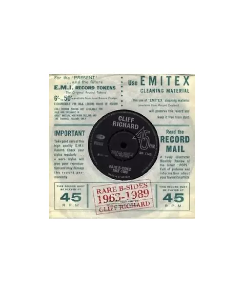 CLIFF RICHARD - RARE B-SIDES 1963-1989 (CD)