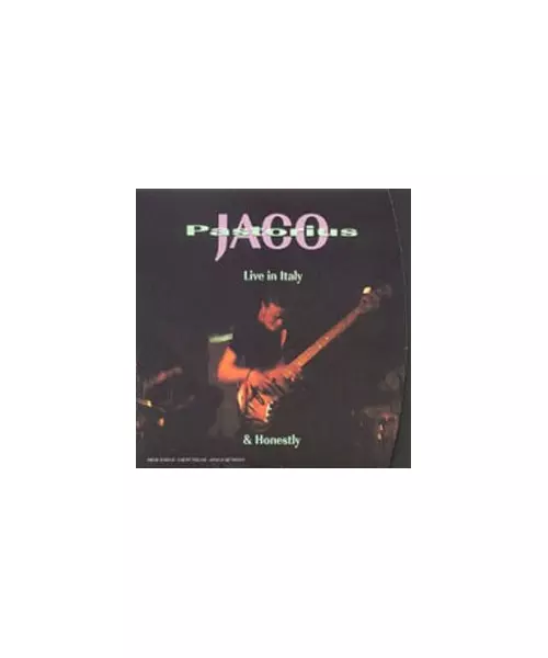 JACO PASTORIUS - LIVE IN ITALY & HONESTLY (2CD)