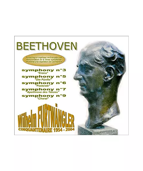 BEETHOVEN - SYMPHONY No 3,5,6,7,9 CD BOX (4CD)