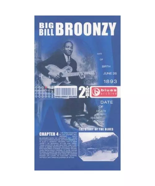 BIG BILL BROONZY - BLUE ARCHIVE (2CD + 20 PAGE BOOKLET)