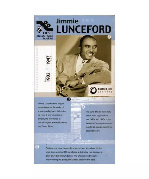 JIMMIE LUNCEFORD (2CD + 20 PAGE BOOKLET)