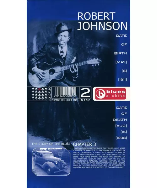 ROBERT JOHNSON - BLUES ARCHIVE (2CD + 20 PAGE BOOKLET)