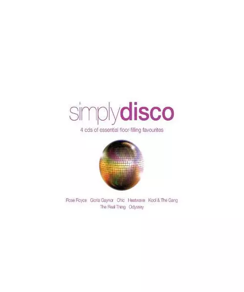 SIMPLY DISCO - 4 CDs OF ESSENTIAL FLOOR FILLING FAVOURITES - VARIOUS (4CD)