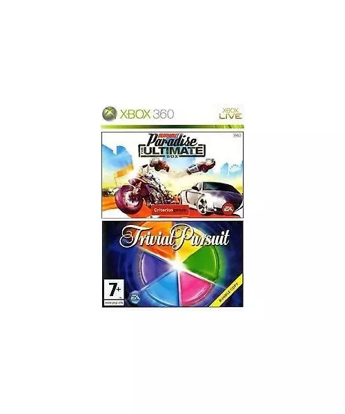 BURNOUT PARADISE THE ULTIMATE BOX / TRIVIAL PURSUIT (XB360)