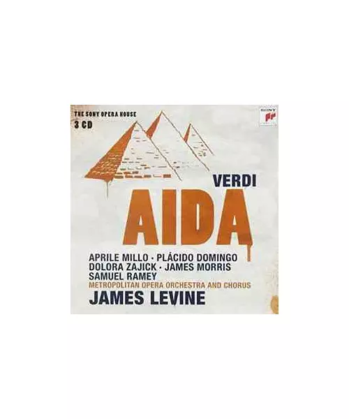 APRILE MILLO / PLACIDO DOMINGO / DOLORA ZAJICK / JAMES MORRIS / SAMUEL RAMEY / JAMES LEVINE - VERDI: AIDA (3CD)