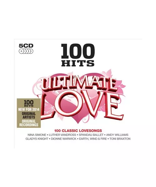 VARIOUS - 100 HITS: ULTIMATE LOVE (5CD)
